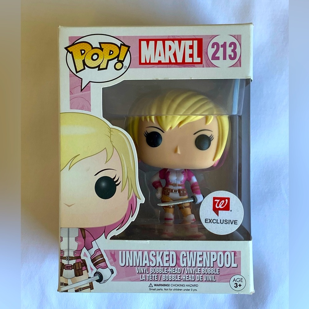 Funko Pop! UNMASKED GWENPOOL #213 Marvel